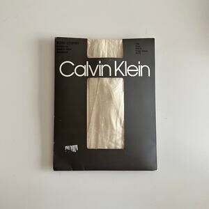 Deadstock 80s ivory Calvin Klein pantyhose